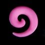 2-16mm Muovinen Laajennuskoru-Spiraali -Pinkki