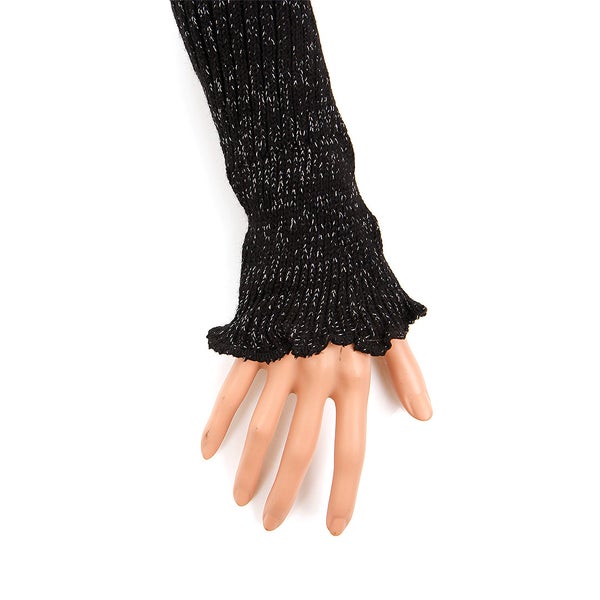 Mustat Glitteri K&auml;denl&auml;mmittimet