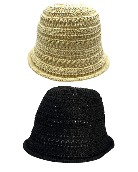 Bucket Hat -Virkattu