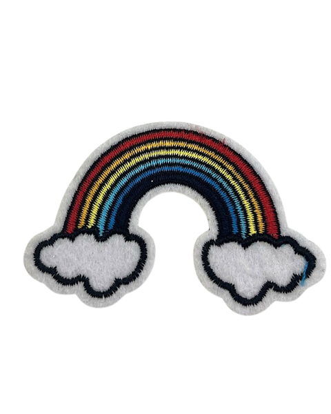 Kangasmerkki -Rainbow & Clouds