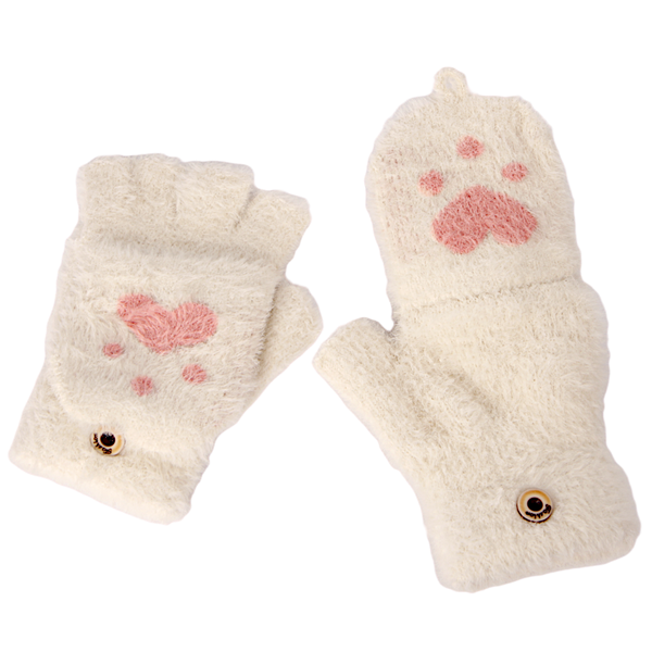 Kissantassu Kynsik&auml;slapaset - Valkoinen