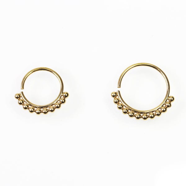 Koristeellinen Nen&auml;rengas -Kulta