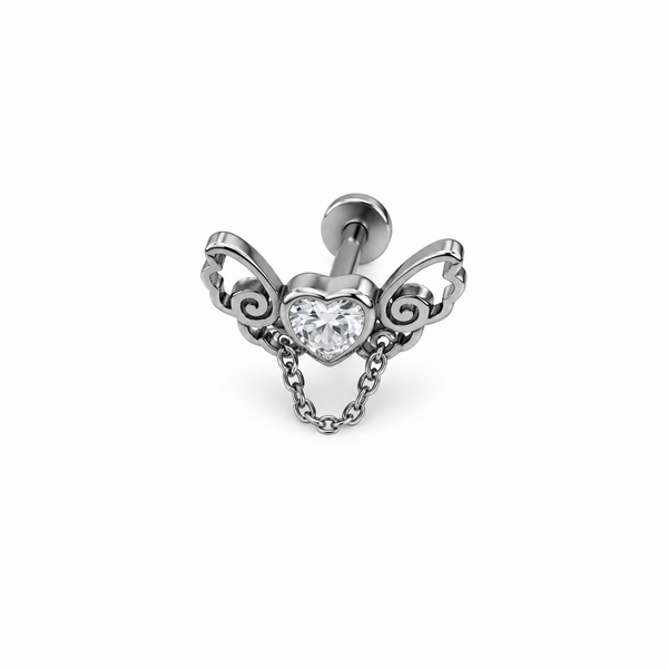 1.2mm Labret sis&auml;kierteill&auml; -Ketju