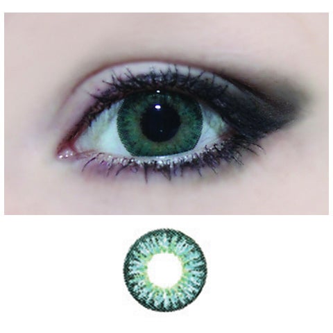 Magic Eye Hera 3-tone -Aqua Blue -V&auml;rilliset Piilolinssit -1 Vuosi