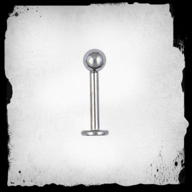 1.2mm Labret w/ Ball -Ter&auml;ksenv&auml;rinen L&auml;vistyskoru