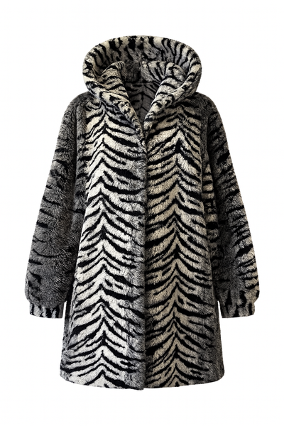 Fake Furry Takki - Valkoinen Tiikeri