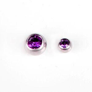 1.6mm L&auml;vistyskorupallo -Kirurginter&auml;s -Violetti Kivi