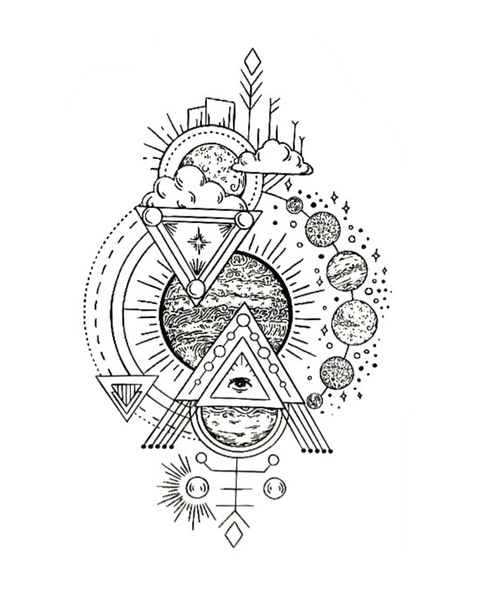 Siirtotatuointi - Planets