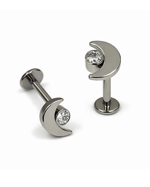 1.2mm Labret Sis&auml;kierteill&auml; - Kuu