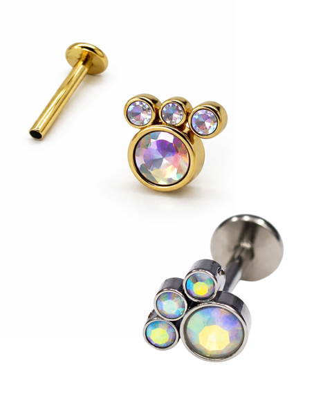 1.2mm Labret Tekotimanteilla