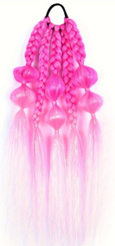 Kuituhius  ponnaripidennys - braids & bubbles tinseleill&auml;