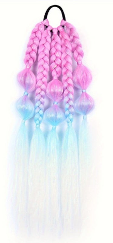 Kuituhius  ponnaripidennys - braids & bubbles tinseleill&auml;