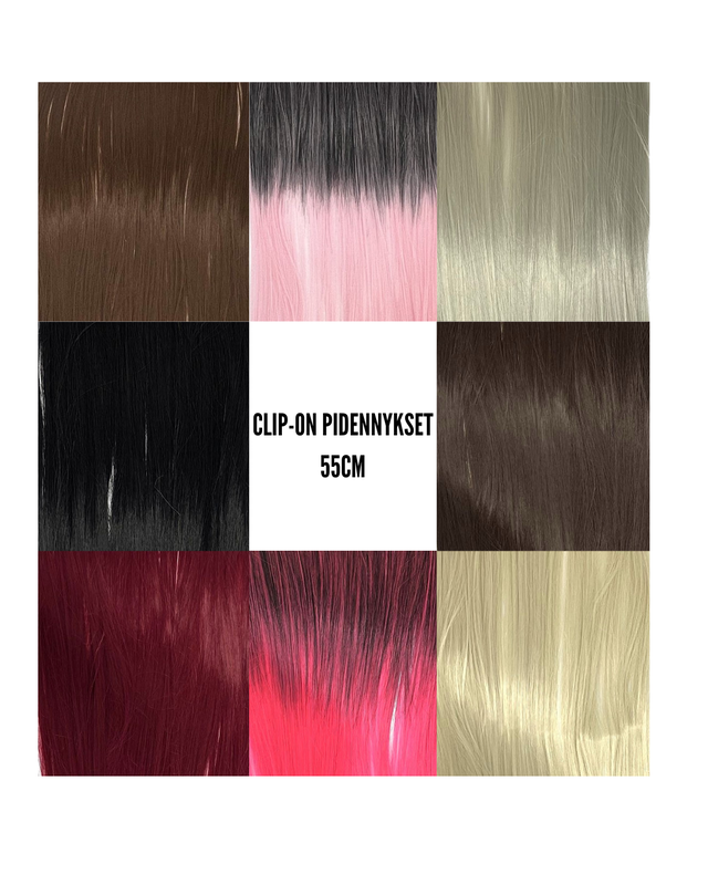 Synteettiset Clip-On Pidennykset