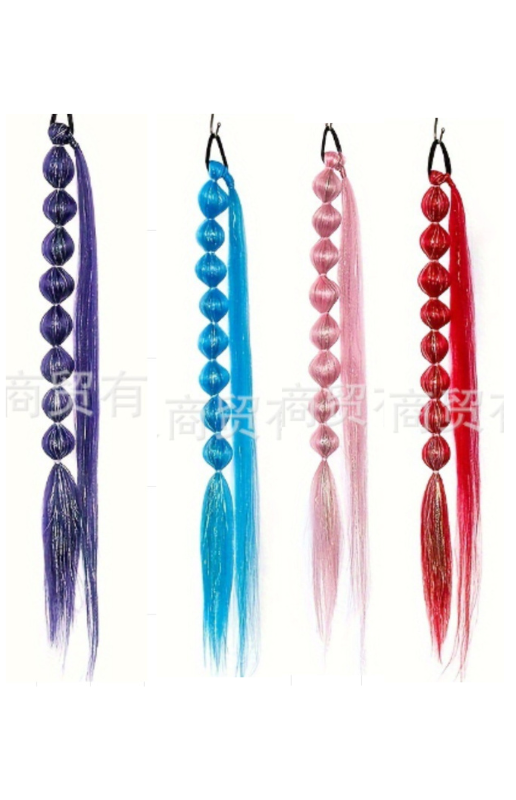 Fiber hair- bubbles & tinsels