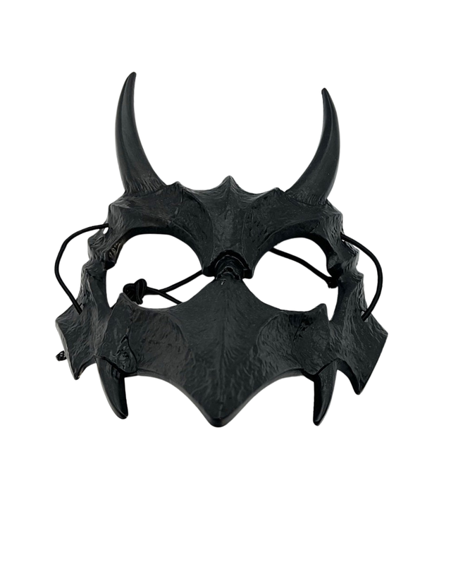 Musta Luuranko Demoni-Naamio