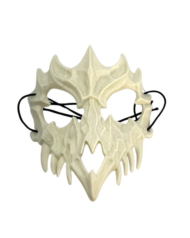 Valkoinen Luuranko Demoni-Naamio