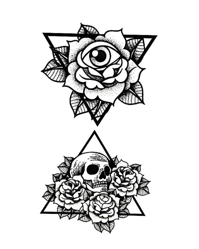 Siirtotatuointi - Rose Eye