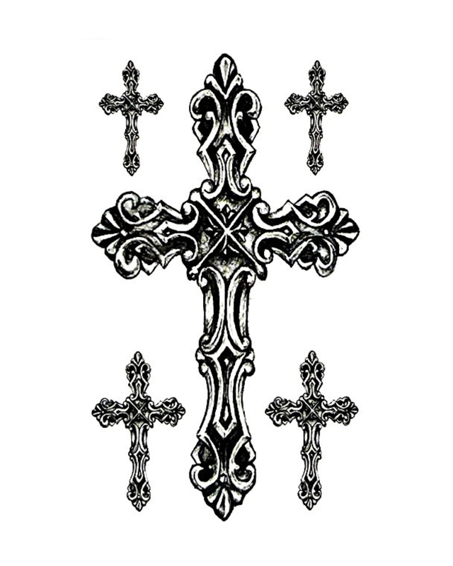 Siirtotatuointi - Deco Crosses