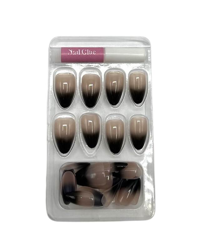 Tekokynnet ja kynsiliima- Ombre Ballerina