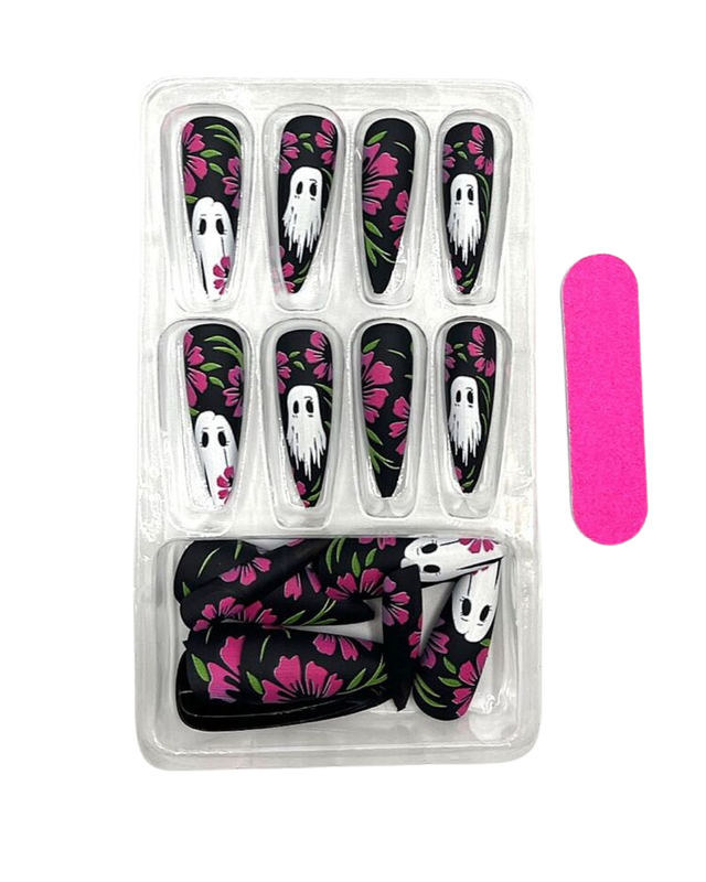 Tekokynnet ja kynsitarrat- Flowers & Ghost