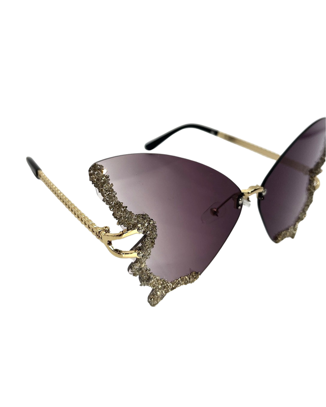 Aurinkolasit -Glitter Butterfly