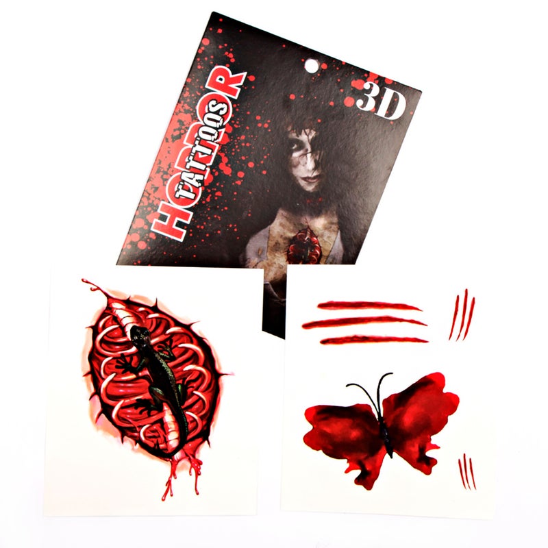 Pelottavat Siirtotatuoinnit -Lisko ja Haavat