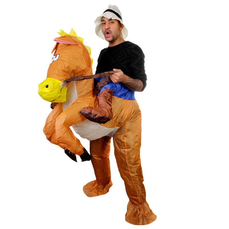 Puhallettava Ratsastaja -Puku