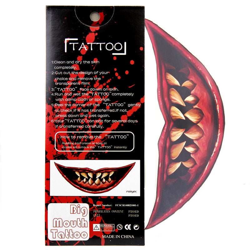 Hirvi&ouml;suu Siirtotatuointi - Torahampaat