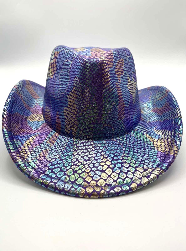 Cowboy hattu -Violetti K&auml;&auml;rmekuosi