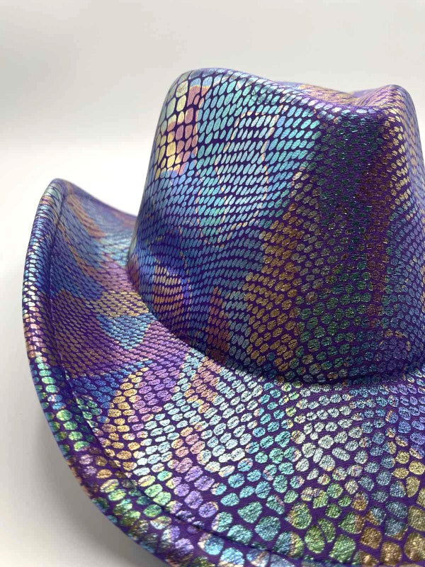 Cowboy hattu -Violetti K&auml;&auml;rmekuosi