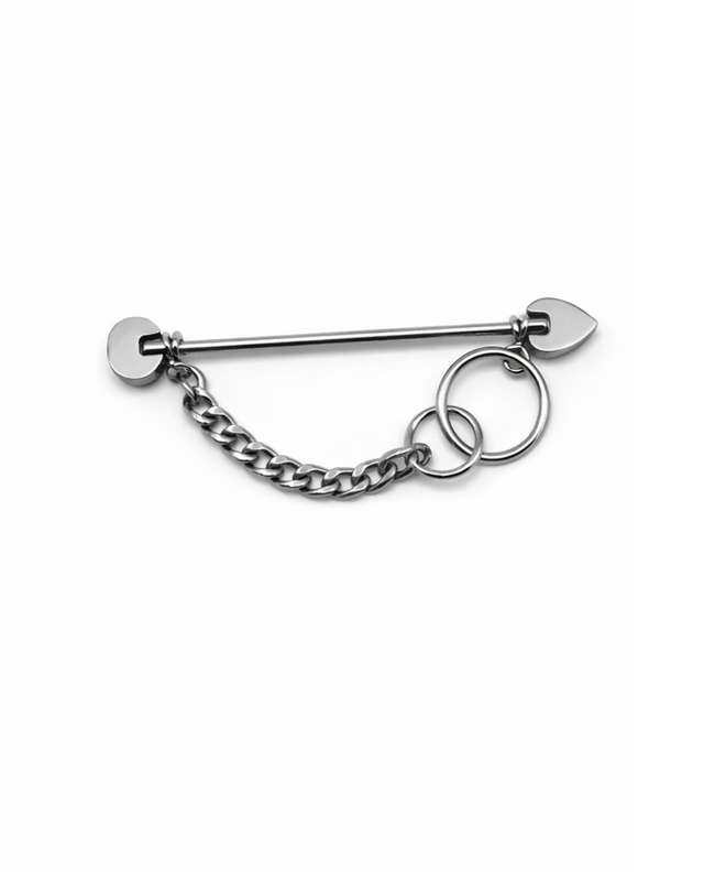 1.2mm Kirurginter&auml;ksinen Industrial koru ketjuilla