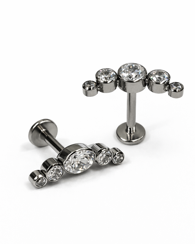 1.2mm Labret Sis&auml;kierteill&auml; - Timanttirivi