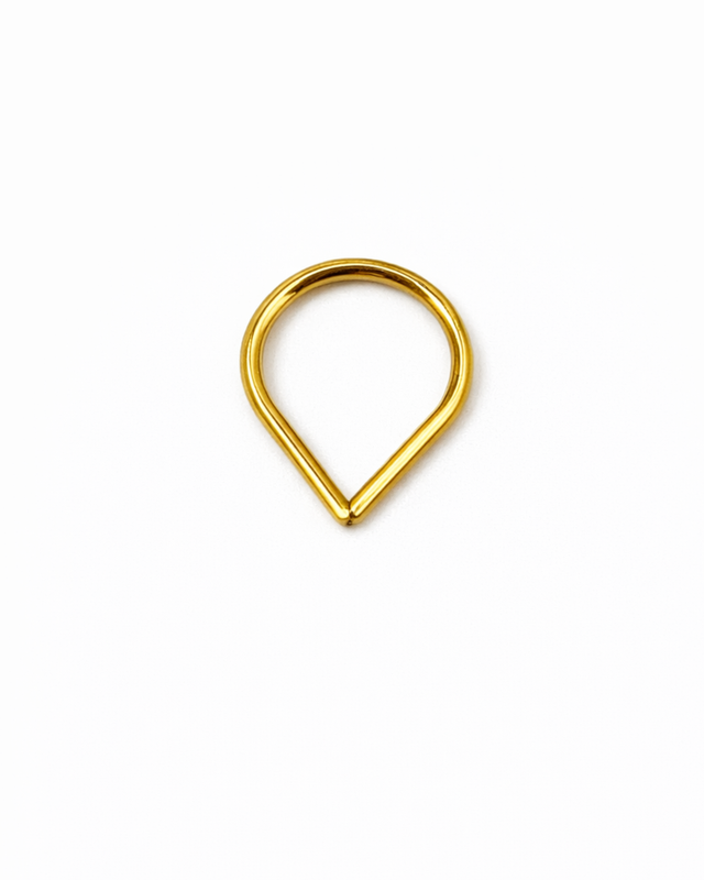 1.2x10mm Titaaninen Segment Rengas- Drop